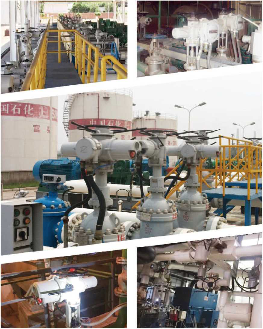 多回轉HJCA16海角官网執行器應用現場