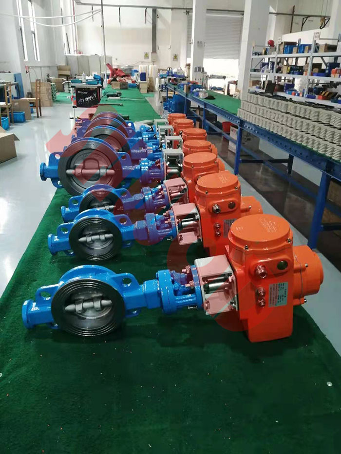 HJCA16海角官网對夾蝶閥出廠前檢驗